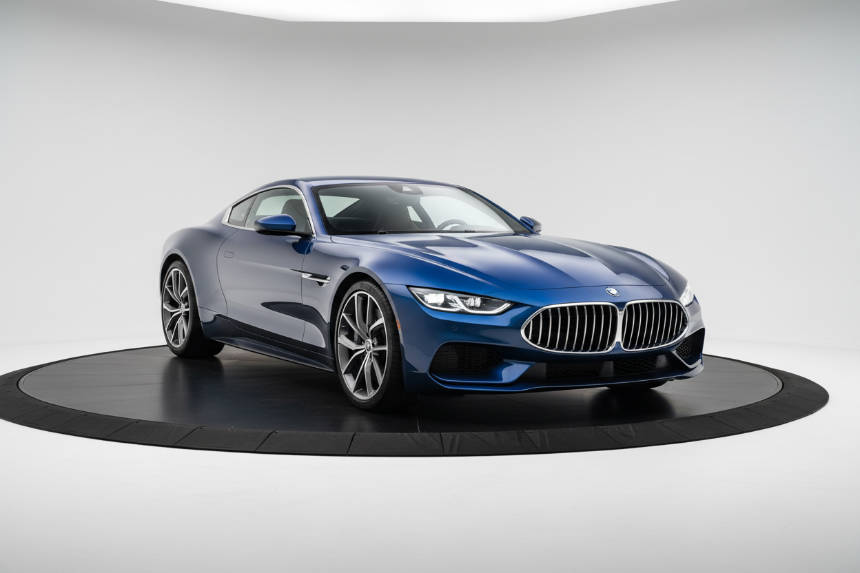 BLUE ELEGANT IMAGE OF CAR